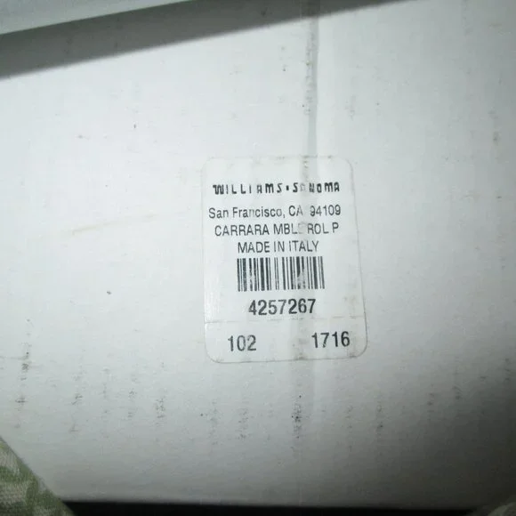 Williams Sonoma Carrara Marble Rolling Pin